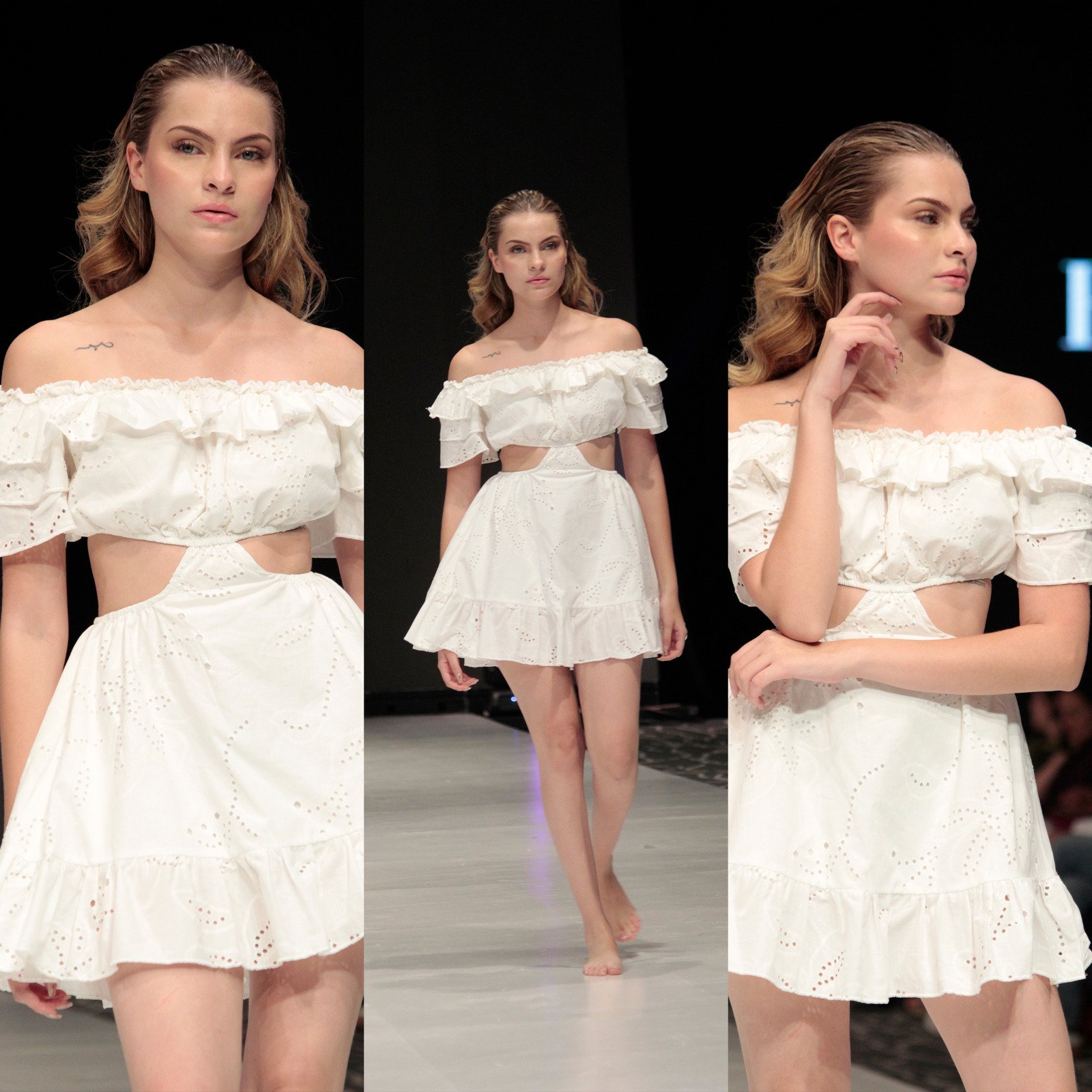 Fashion, Day Dress, Dress, Fashion show, Waist, One-piece garment, Person — Campañas Pereira Manizales Armenia | Focus Modelos ABTL Agencia BTL Eje Cafetero