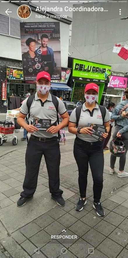 Hat, Cap, Luggage & bags, Bag, Baseball cap, Pedestrian, Person, Pants, Shoe — Campañas Pereira Manizales Armenia | Focus Modelos ABTL Agencia BTL Eje Cafetero